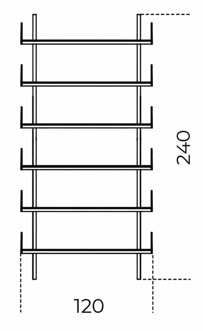 Brera 23 Wall Shelve L120