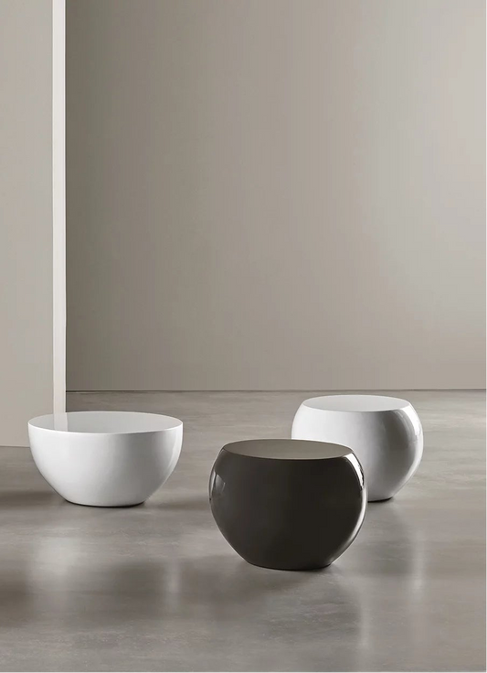 Bongo TB3 Coffee Table White Glossy Lacquered