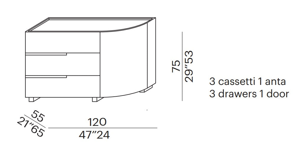 Wallis Quatro Cabinet Right