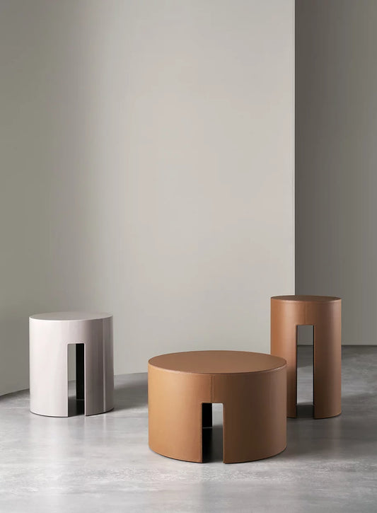 Gong Coffee Table Saddle Leather