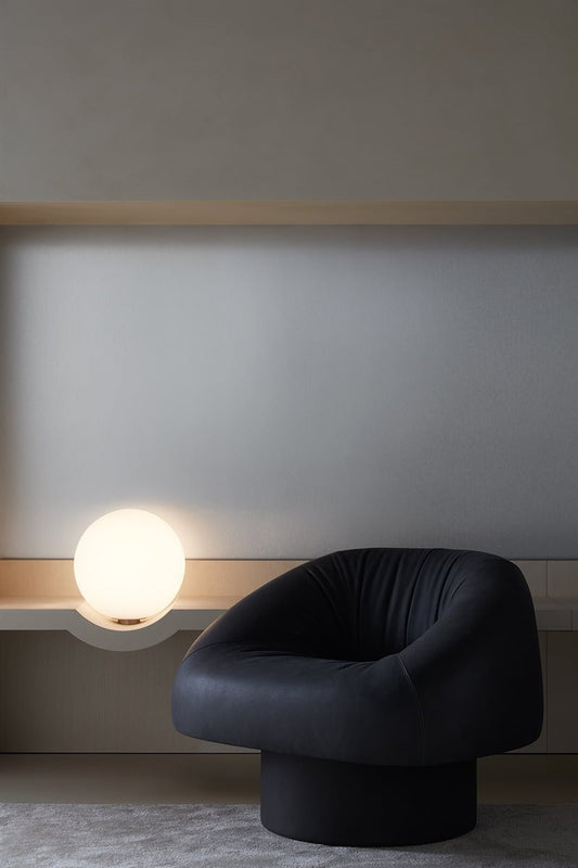 Olivia Swivel Armchair leather