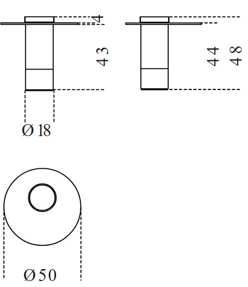 Haumea Coffee Table 50 White