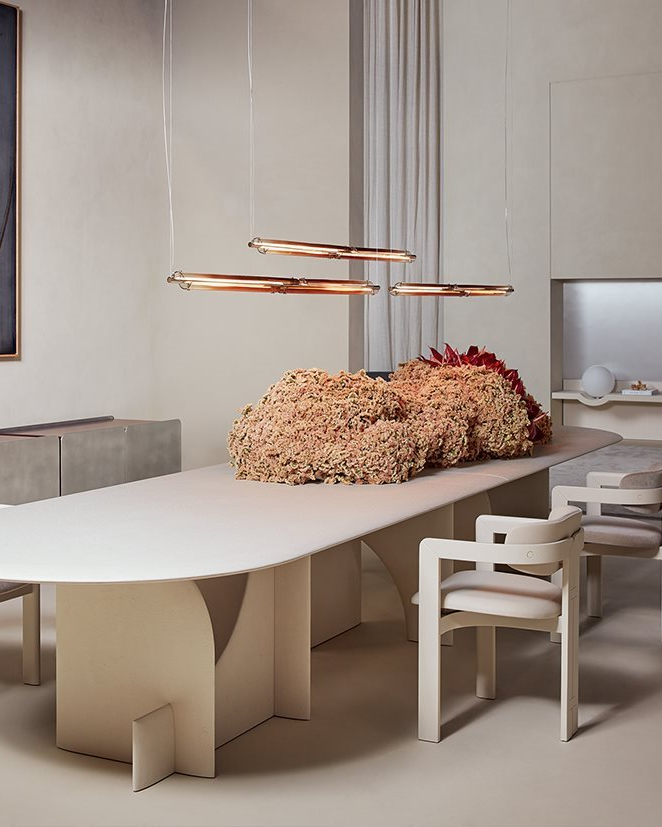 Tratto Pendant Horizontal 158 in Amaranto