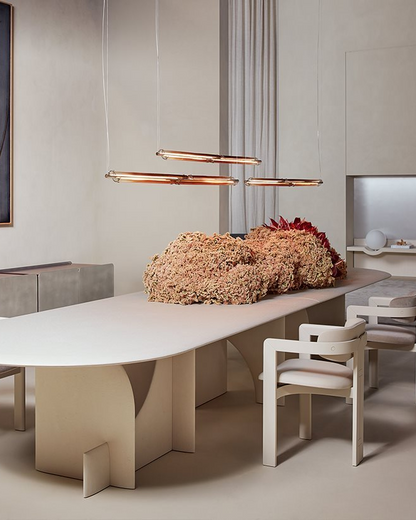 Tratto Pendant Horizontal 158 in Amaranto