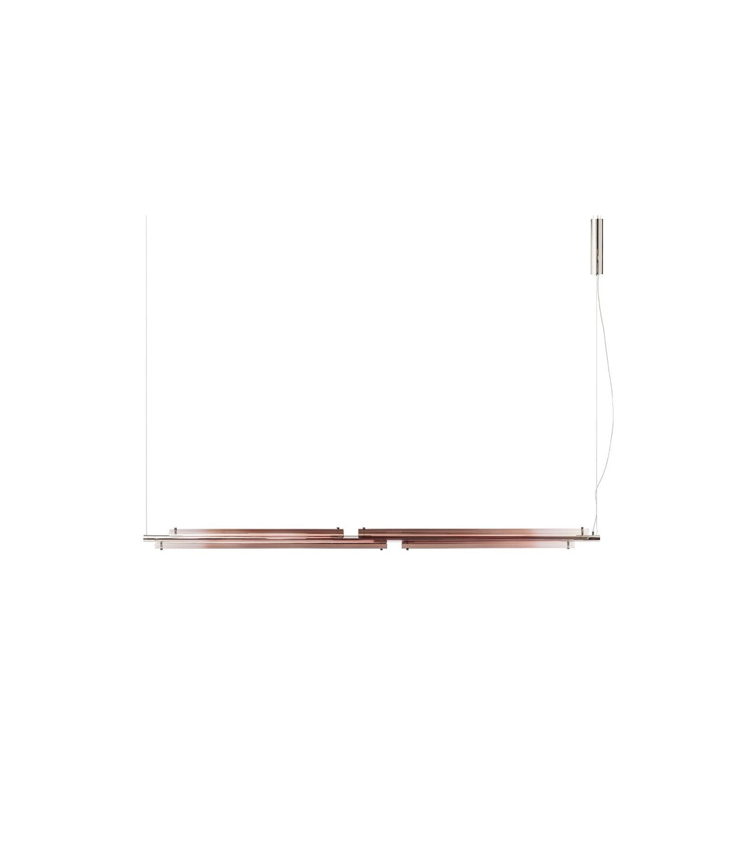 Tratto Pendant Horizontal 158 in Amaranto