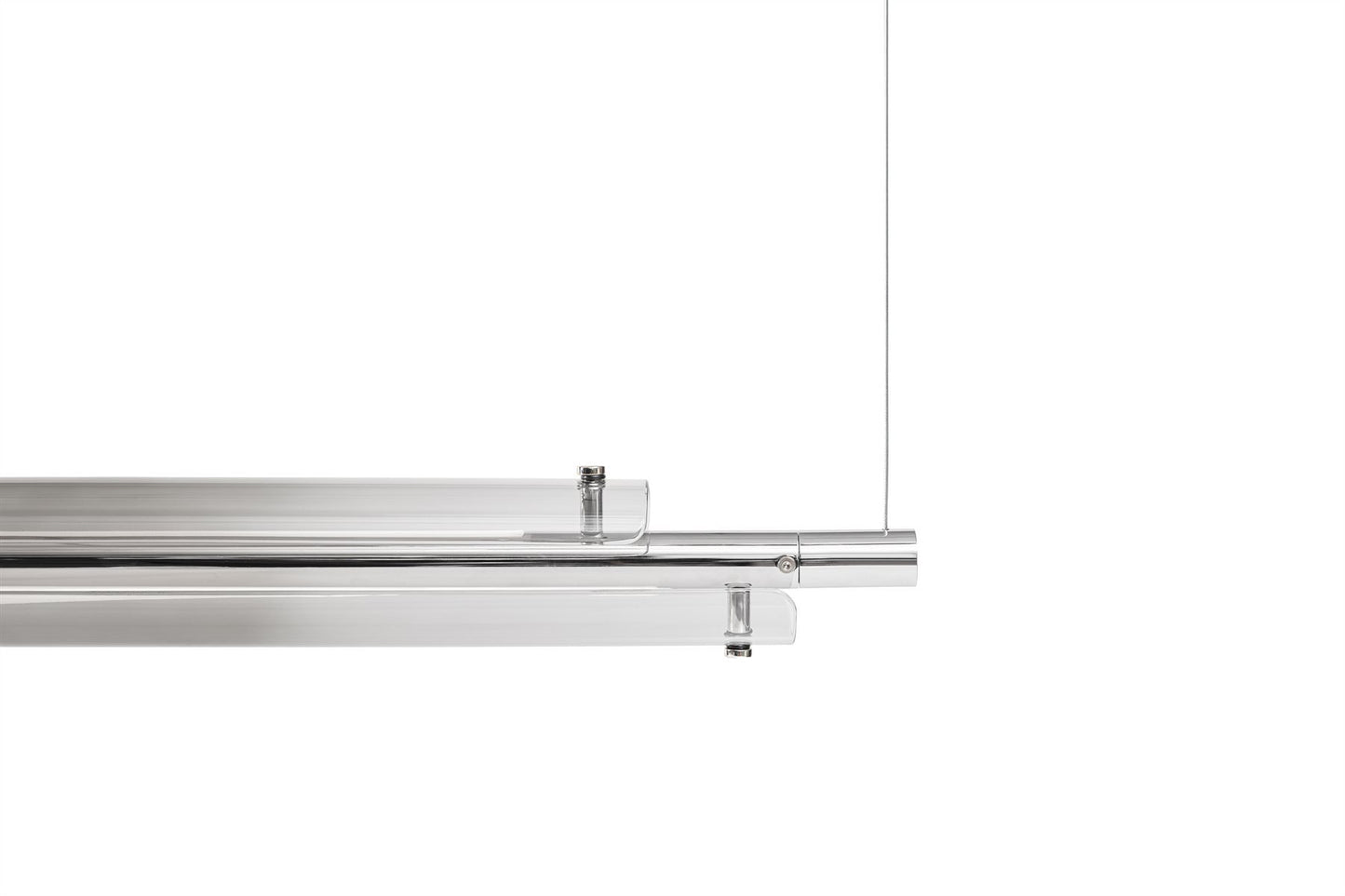 Tratto Pendant Horizontale 98 Silver