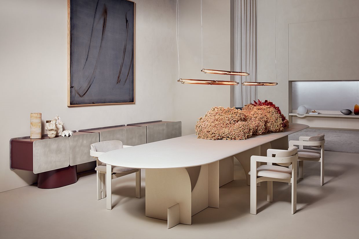 Tratto Pendant Horizontale 98 Silver