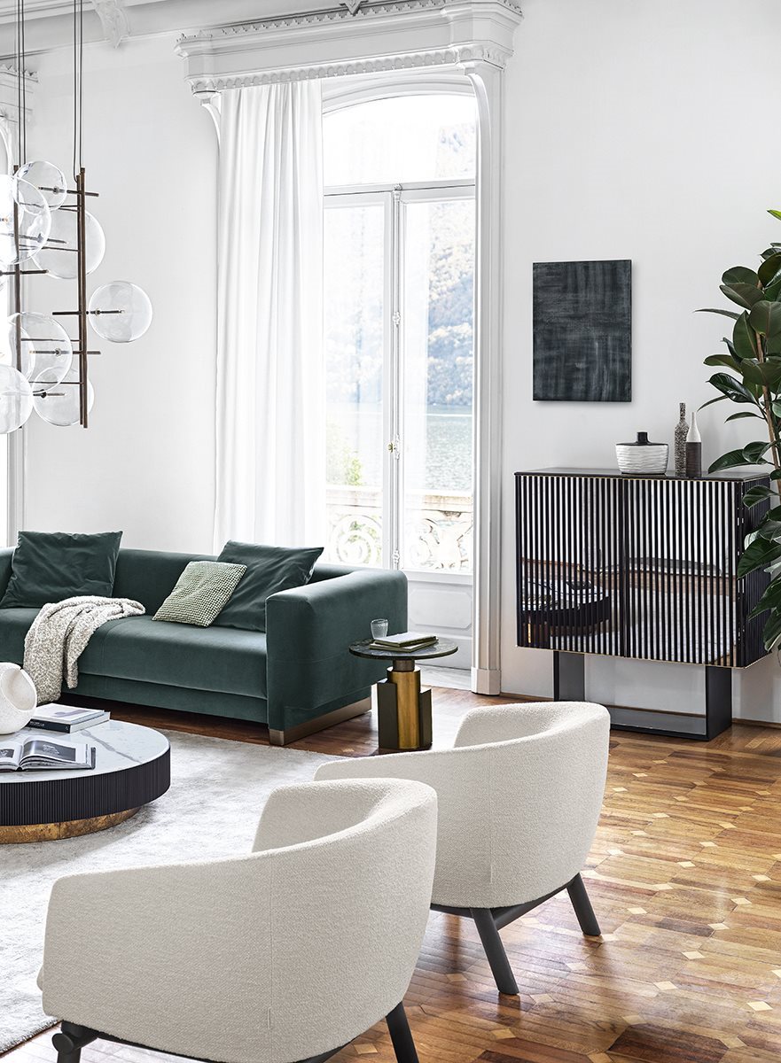 Livre Armchair / Fabric Joy Milk 005