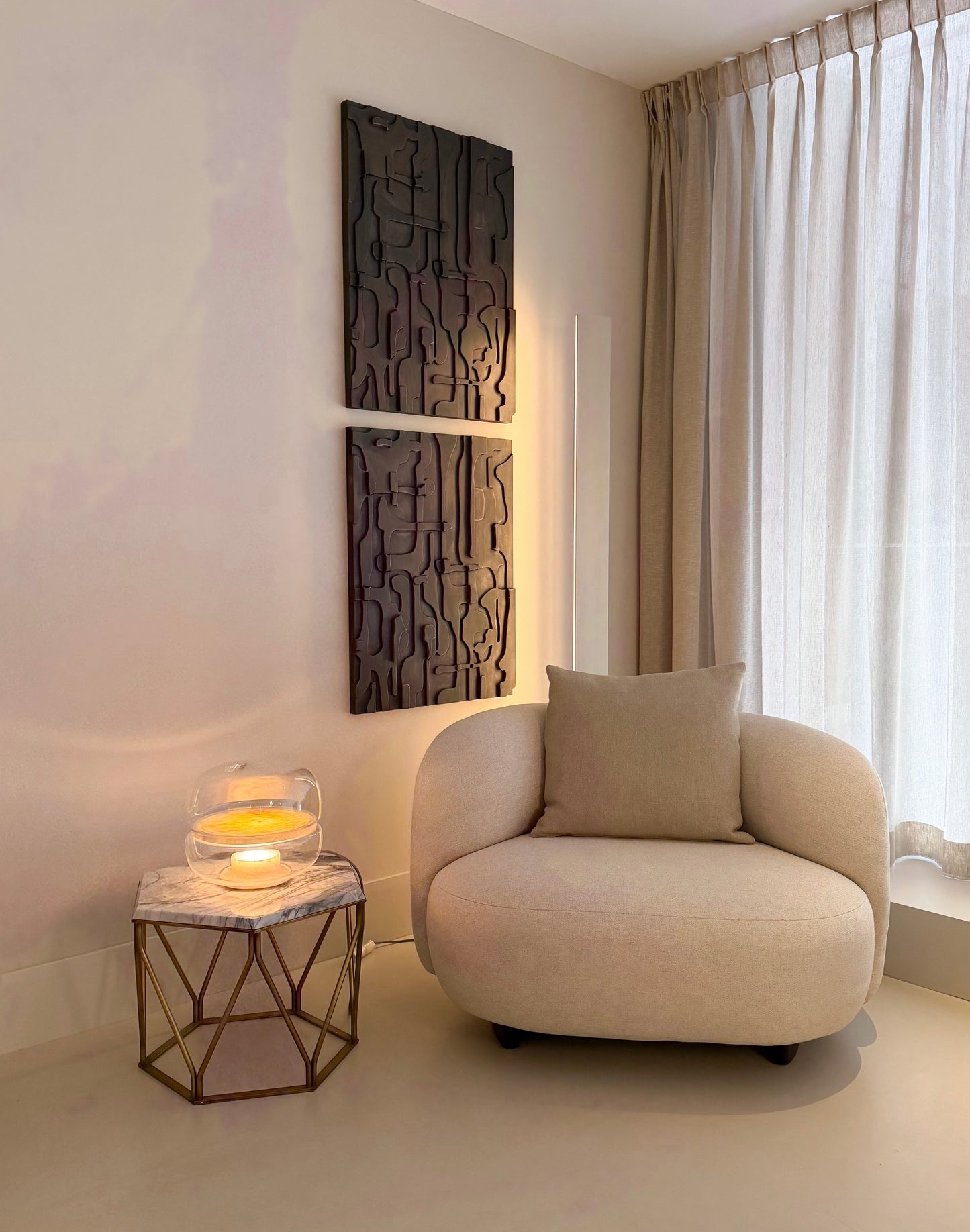 Twilight Geometry Wall Art