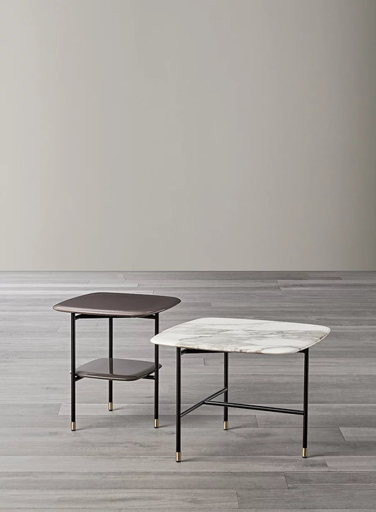 Adrian Side Table Travertine