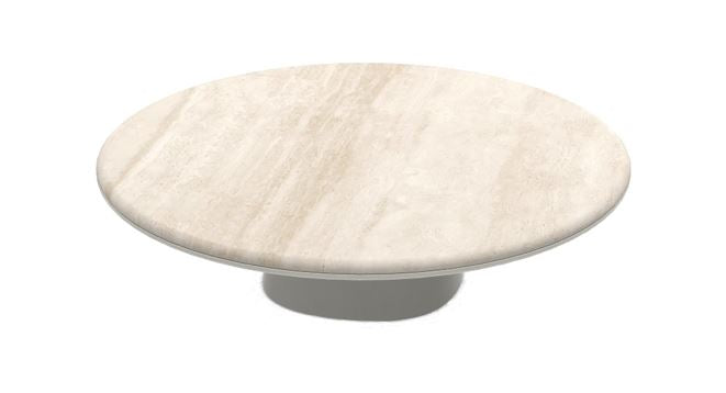 Leon Coffee Table D130 Travertino Navona Marble