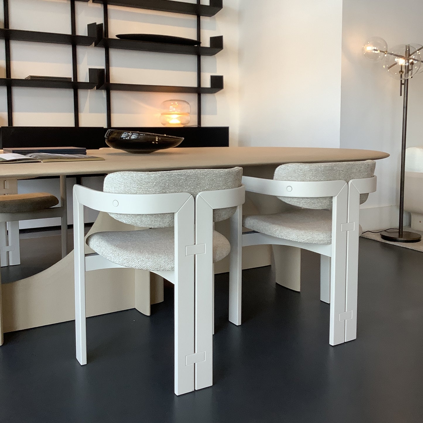 Dining Chair - 0414  / Sabbia del Nilo / Infinity Ecru 008