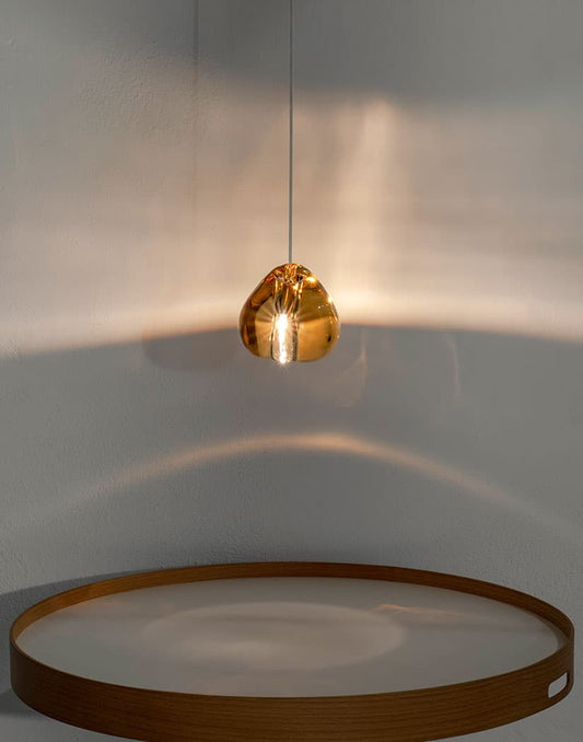 Chandelier I Pendant - Mizu  / Crystal gold