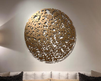 Sun Satin brushed Golden steel