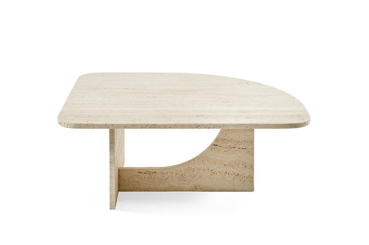 Selce A-L Coffee Table Travertino Romano Marble