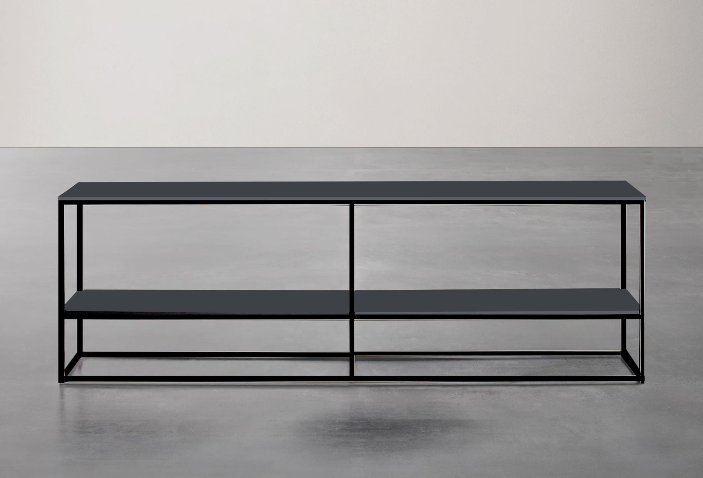 Console - Hardy / 180 x 35 x 58H / Lava / Top back-painted glass