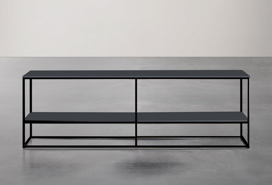 Console - Hardy / 180 x 35 x 58H / Lava / Top back-painted glass