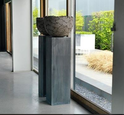 Pedestal - Column / 35 x 35 x 60H  / Zinc