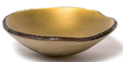 Bowl Topo Listrado Ouro Fosco 36