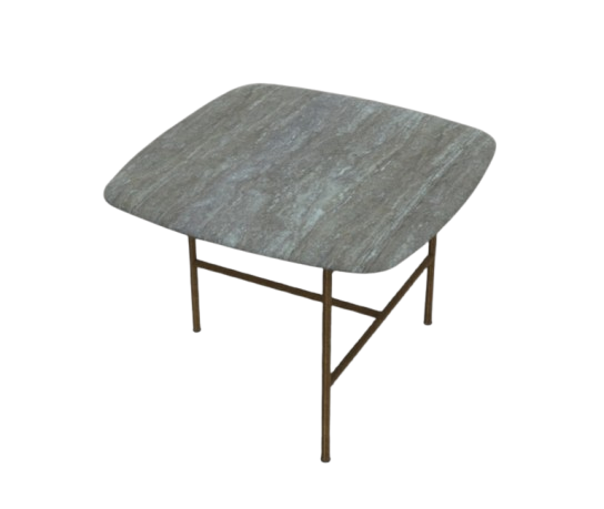 Adrian Side Table Travertine