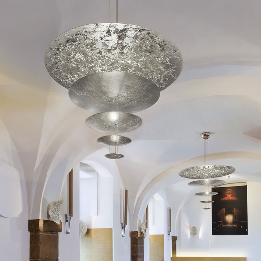 Macchina Della Luce D Chandelier Silver Leaf Was AED 19,422