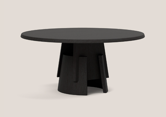 Via Bernina Round Dining Table 160