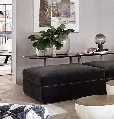 Louis small Ottoman Grey Was AED 8,916