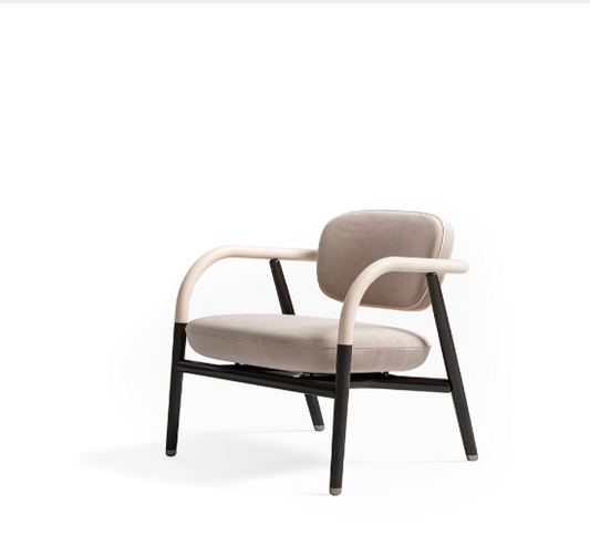 Maiori Armchair Fabric and Leather