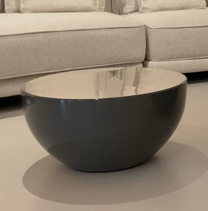 Bongo TB3 Coffee Table Platinum top Elephant Glossy Lacquered
