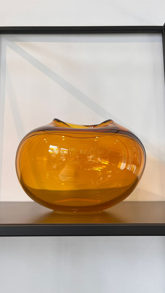 STYLING ITEM - Vase KH Pebble / 27 x 20 x 19H / Gold / Glass