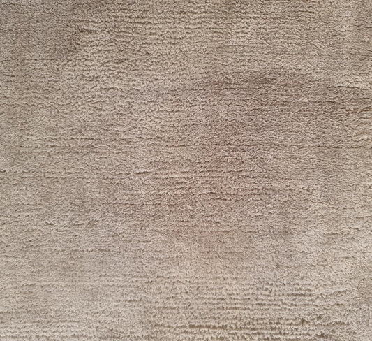 Rug - Plain 98 x 245 / Grey  / N-CO-0173 / 98 x 245 / Handknotted 100% Bamboo