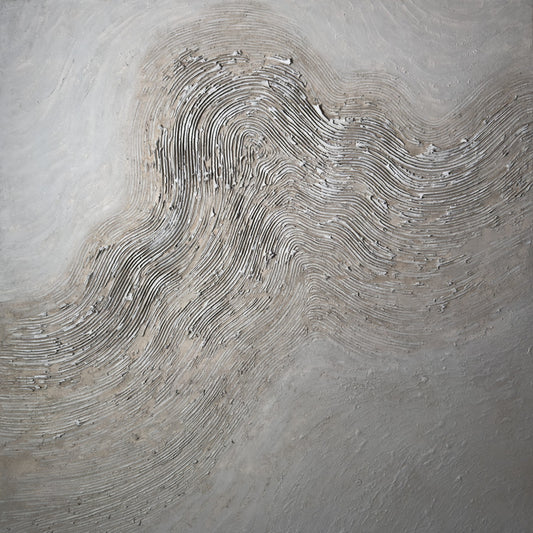 Layers of Memories Wave Rose Art I