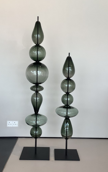Stack Sculptural Object Smoke