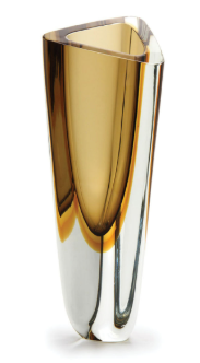 Triangle Vase 3 Fume-Ambar