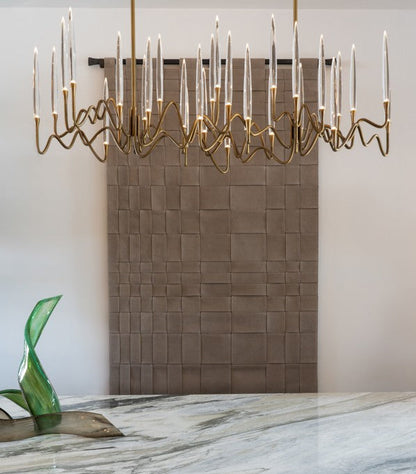 Il Pezzo 3 Chandelier Matt Light Bronze 30 light