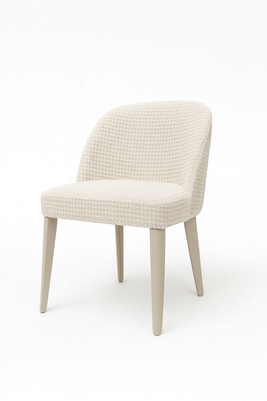 Dining Chair - Odette Uno / Beige / Fabric Elton 03 / 53 x 59 x 82H / Seat 51H