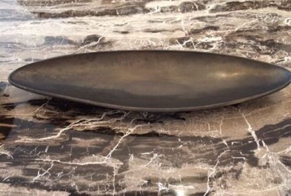 STYLING ITEM - Vassoio L / 85 x 27 x 7 / Black finish / Ceramic