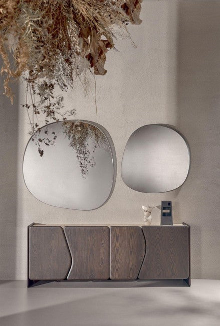 Mirror - Dew B / Champagne frame  / 130 x 130