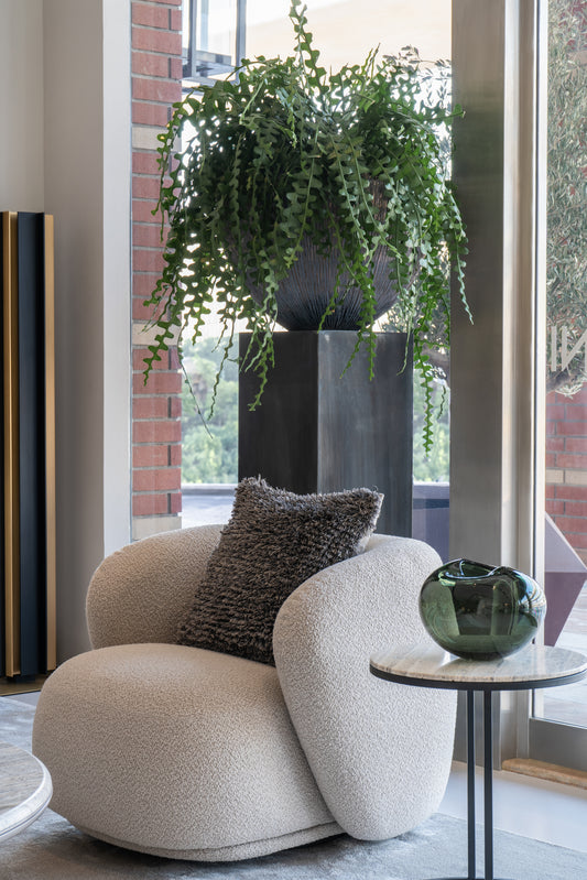 Rene Swivel Armchair Sand