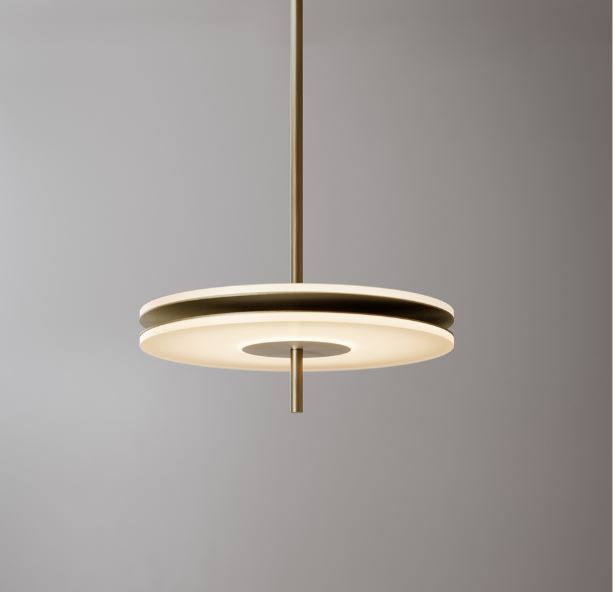 Chandelier I Pendant - Soul / Matt black structure / Satin Glass / 45 x 140H