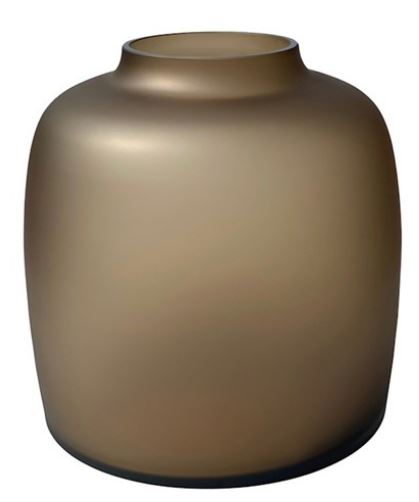 STYLING  ITEM - Vase Bartica L Satin / Taupe  / D32.5 x 30H