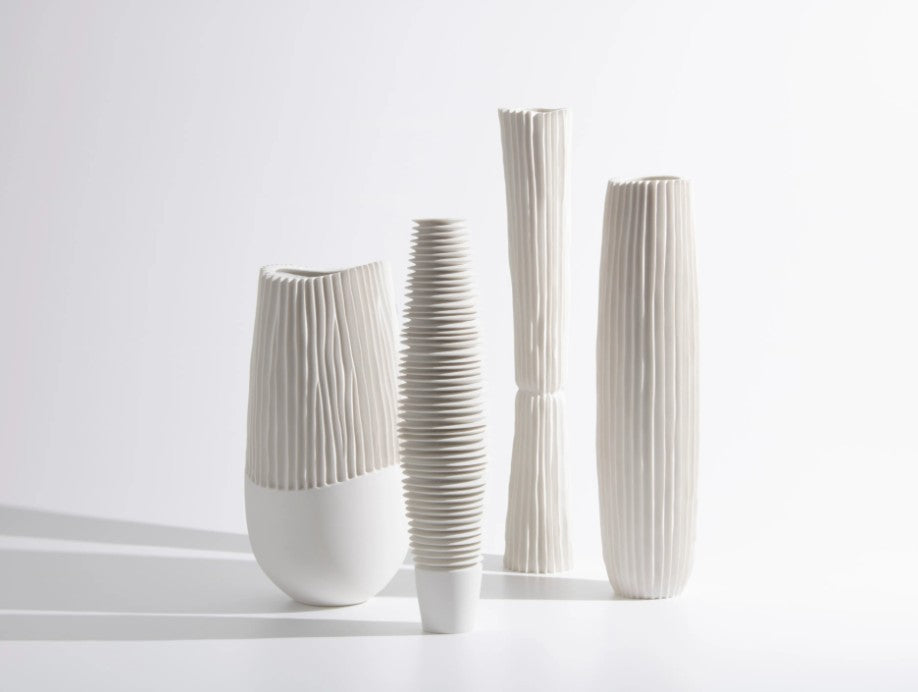 STYLING  ITEM - Vase Kion-D / White  / D8 x 49H