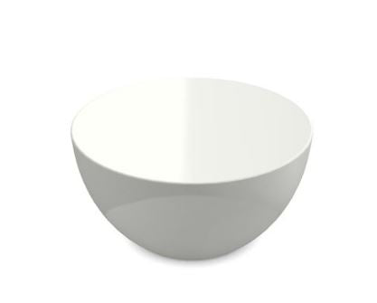 Coffee Table - Bongo TB3 / 55 x 28H / White / Glossy Lacquered