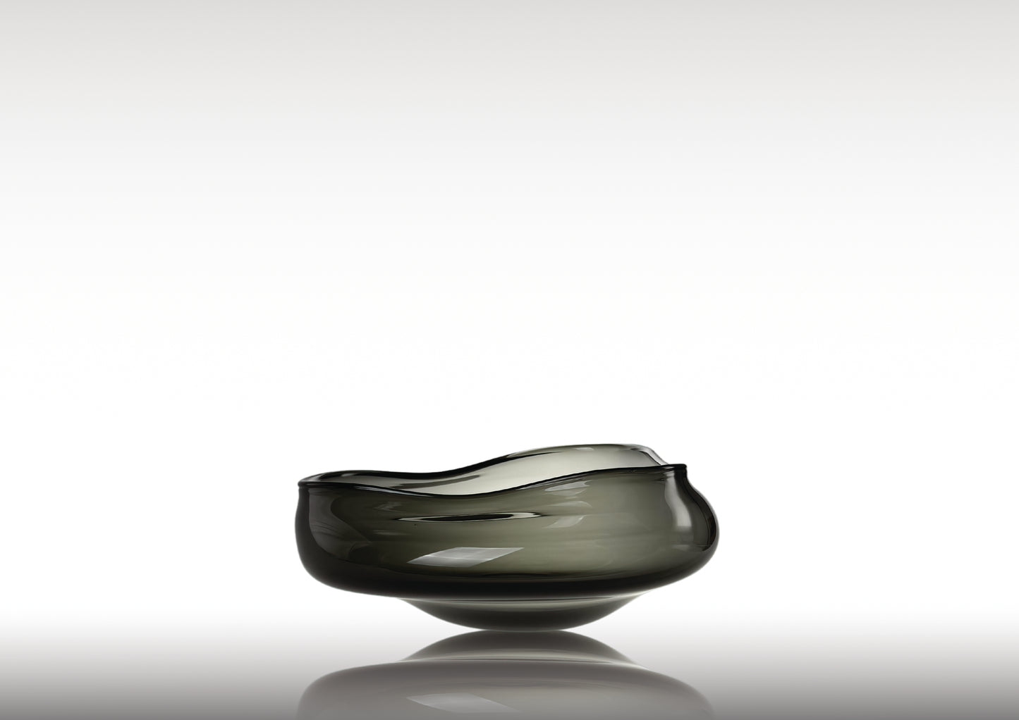 Gravity Glass Sculpture Grey
