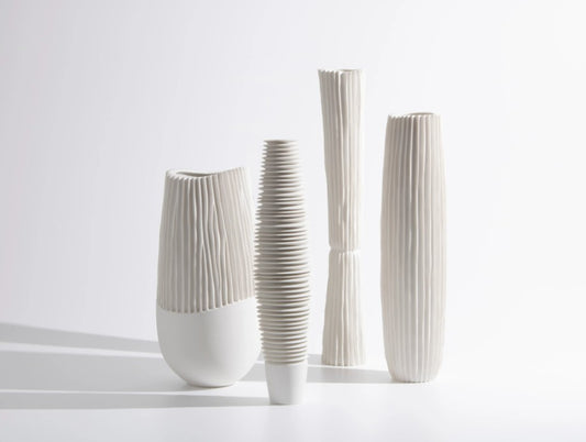 STYLING  ITEM - Vase Kion-F / White  / D9 x 57H