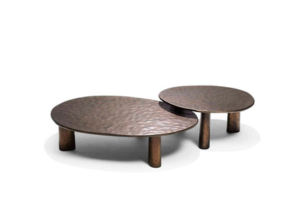 Charles 120 Coffee Table Cast Aluminum Bronze
