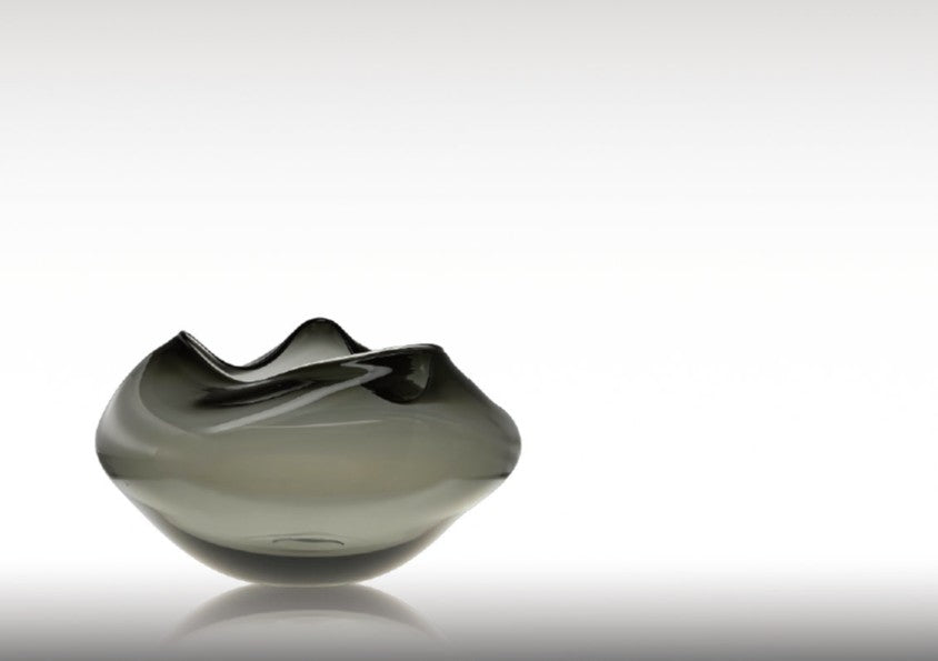 Art - Gravity / Grey / Glass Sculpture / 45 x 26