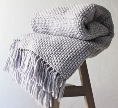 Gilou Wool Throw Riso Was AED 3,080