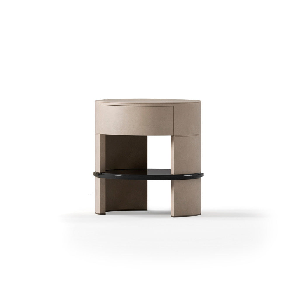 Liam Bedside Table Taupe