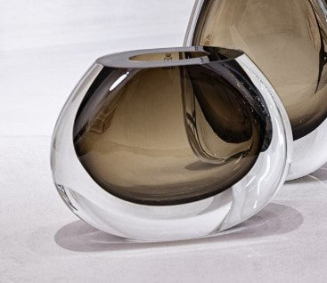 STYLING ITEM - Vase 92 / 23.5 x 8 x 18.5H / Fumê